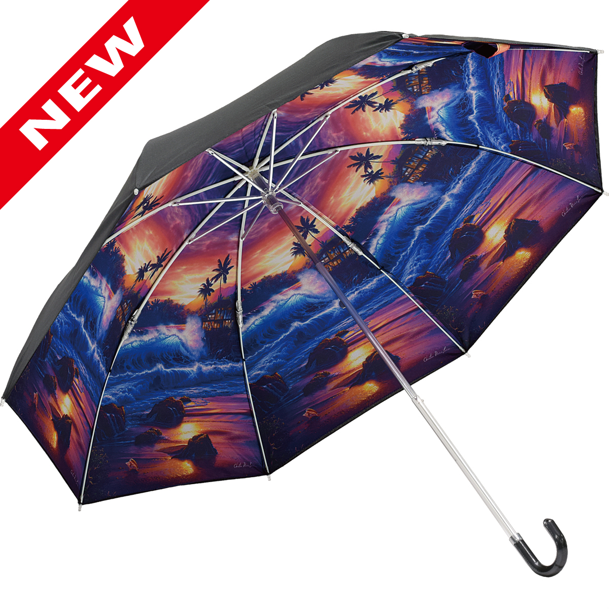 クリスチャン・リース・ラッセン 折りたたみ傘（晴雨兼用）「エターナル エンブレース」