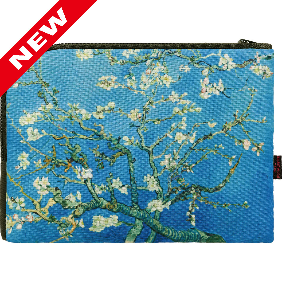 名画フラットポーチ ゴッホ「アーモンドの花」