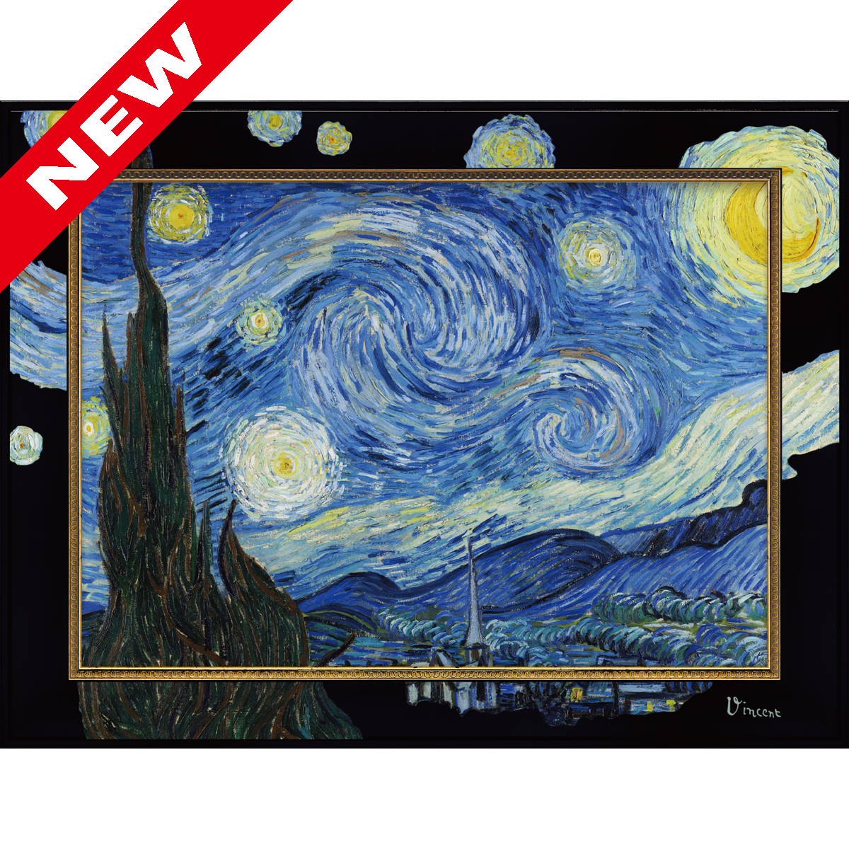 ビッグアート ～名画ＬＬシリーズ～（ゴッホ「星月夜」）