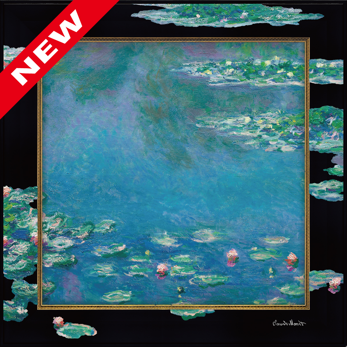 ビッグアート ～名画ＬＬＬシリーズ～（モネ「睡蓮Ⅱ」）