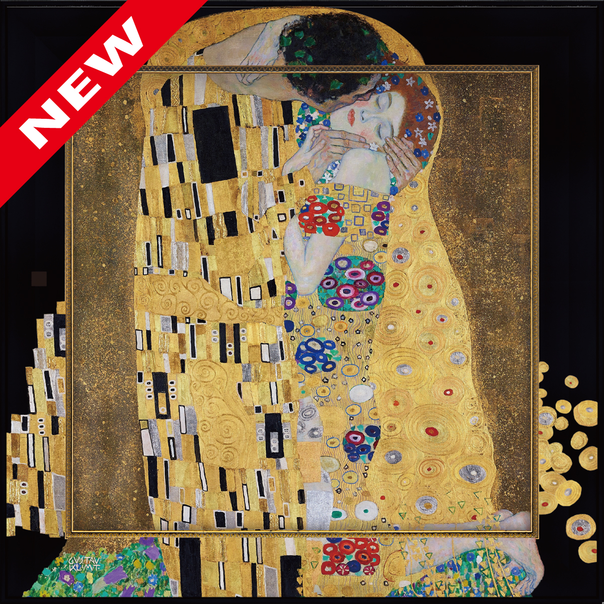 ビッグアート ～名画ＬＬＬシリーズ～（クリムト「ザ・キス」）