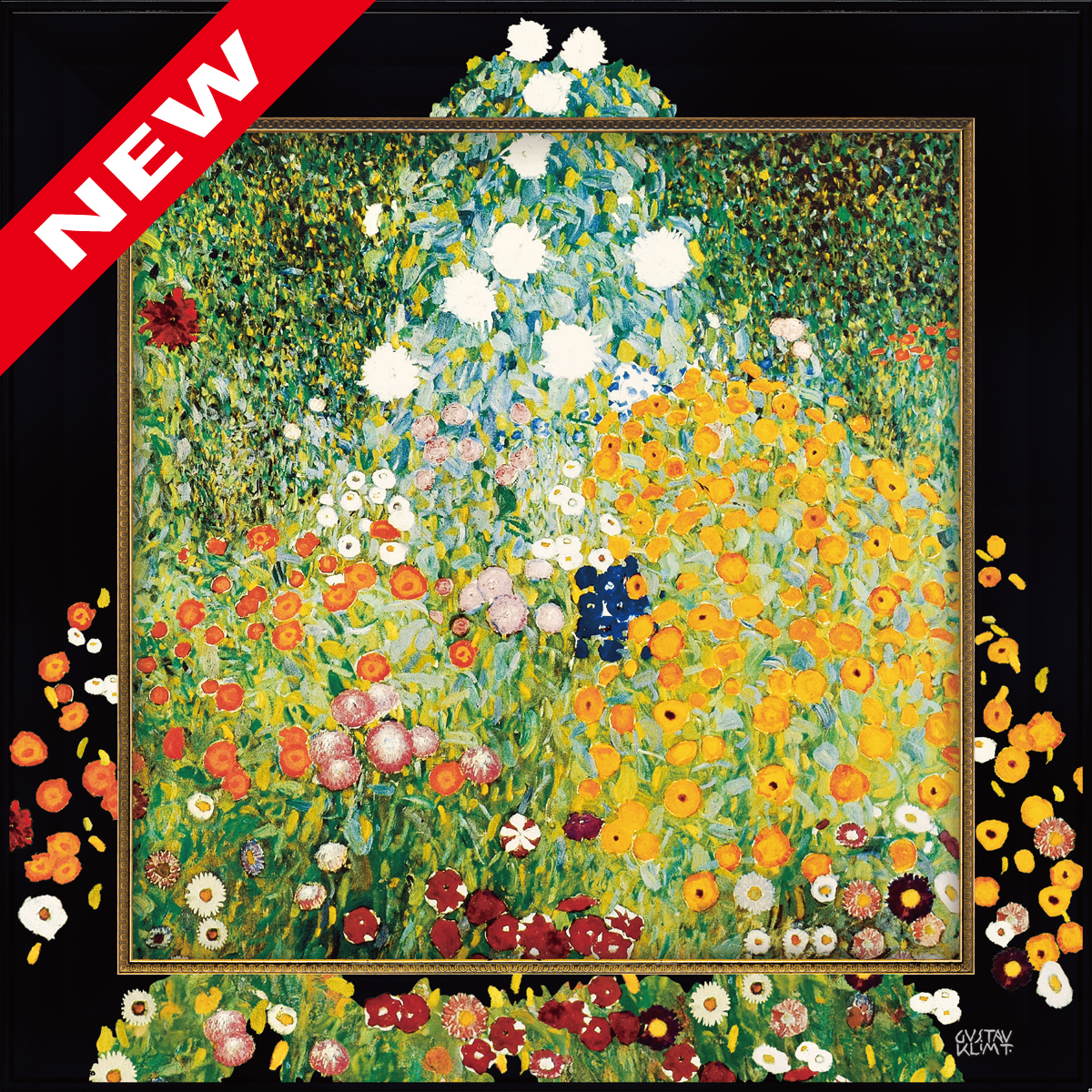 ビッグアート ～名画ＬＬＬシリーズ～（クリムト「フラワーガーデン」）