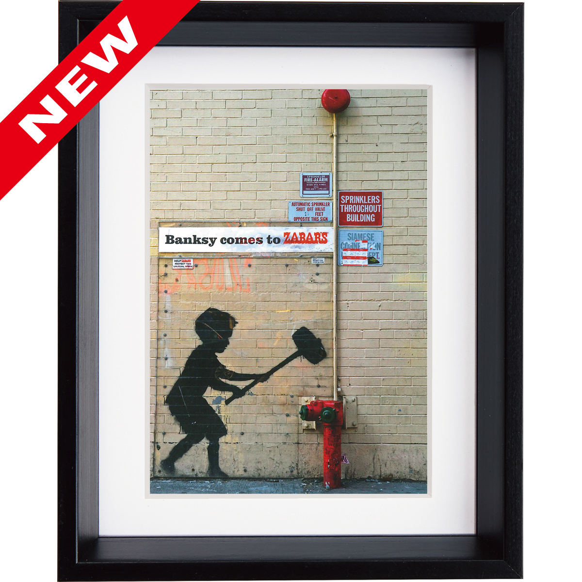 バンクシー「ハンマーボーイ（Sサイズ）」