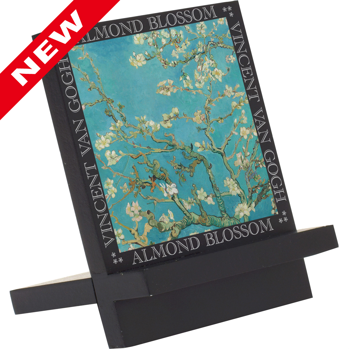 名画木製イーゼルアート（ゴッホ「アーモンドの花」）