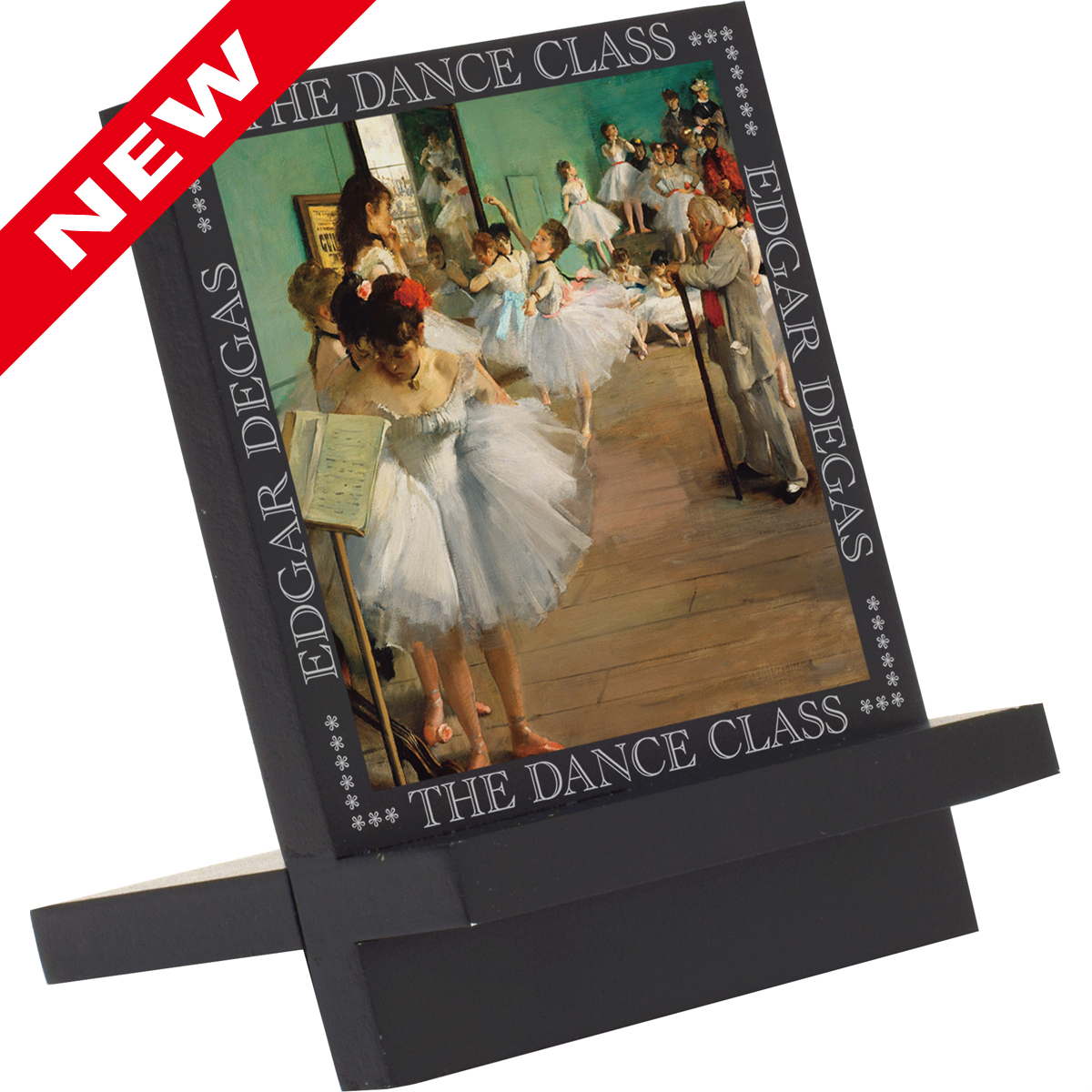 名画木製イーゼルアート（ドガ「ダンスクラス」）
