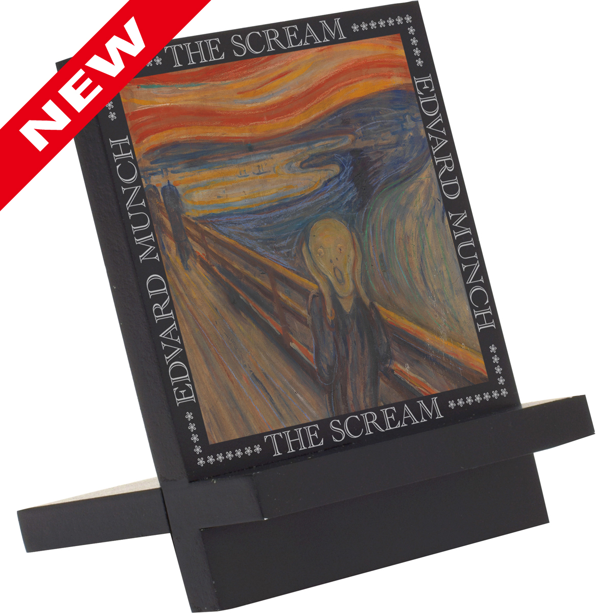名画木製イーゼルアート（ムンク「叫び」）