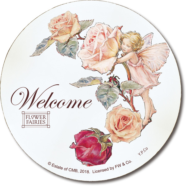 フラワーフェアリーズ 木製ウェルカムボード「薔薇の妖精