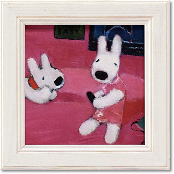 リサとガスパール ミニアートフレーム「ビクトリアの部屋