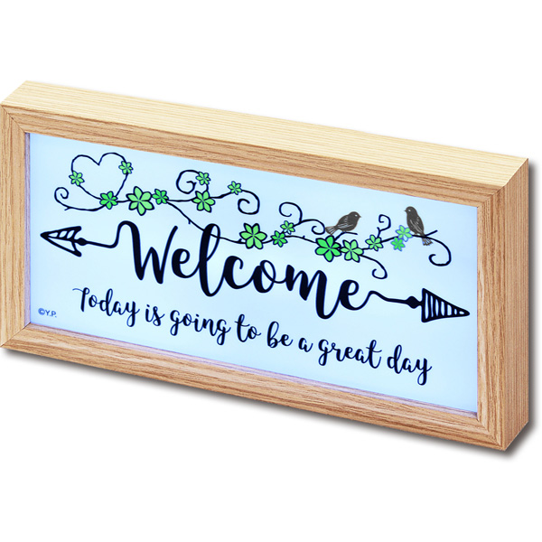 アートフレーム LED 木製ボックスフレーム 〜ヒーリング シリーズ〜「ナップ クイーン（Sサイズ）」/インテリア 額入り 額装込  アートパネル  モダン アートフレーム 飾る Sサイズ 