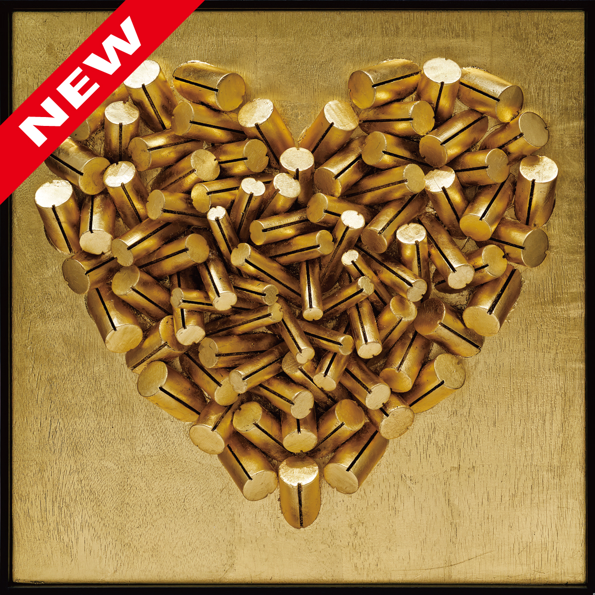 エムエス デコアート「ハート ゴールド」