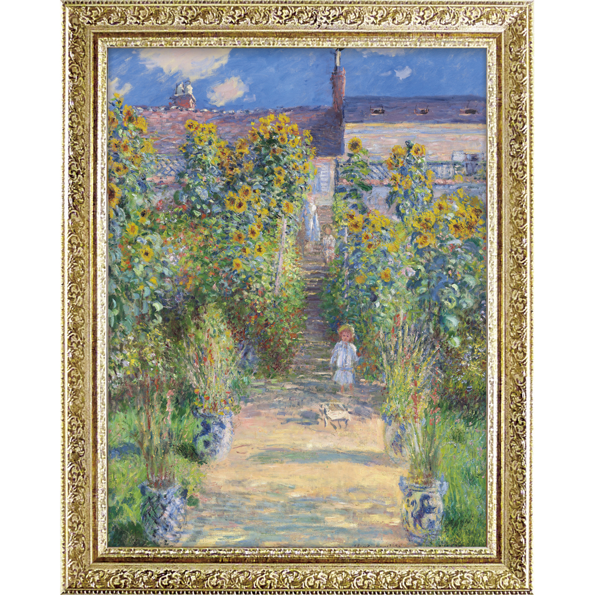 ミュージアムアートシリーズ　モネ「ヴェトゥイユの画家の庭」