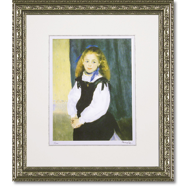 ミュージアムシリーズ(シグレー版画)ルノワール「ルグラン嬢の肖像」
