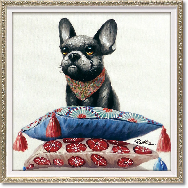 オイルペイントアート「お気に入りの場所(Sサイズ)」